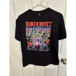 Guns N Roses 8/24/23 Wrigley Field Concert Venue T Shirt SZ Medium